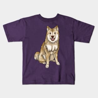 Finnish Lapphund Dog | Cream Kids T-Shirt